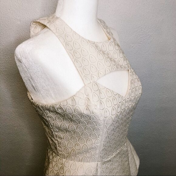 Keepsake the Label Friend Crush Jacquard Peplum Mini Dress - Picture 8 of 14